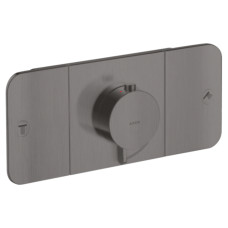 Axor ONE термостат для 2х споживачів, ПМ, коліршліфованний чорний хром, (45712340)