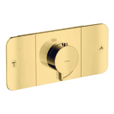 Axor ONE термостат для 2х споживачiв, СМ, полiроване золото, (45712990)