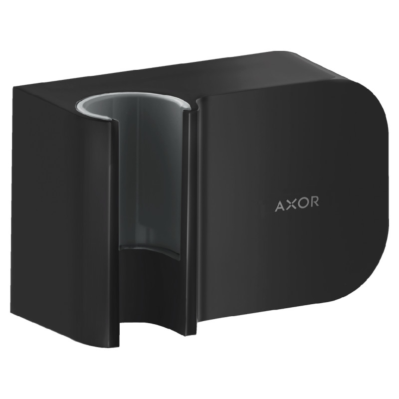 Axor ONE шлангове пiд`єднання с тримачем для душа, Fixit Porter, чорний матовий, (45723670)