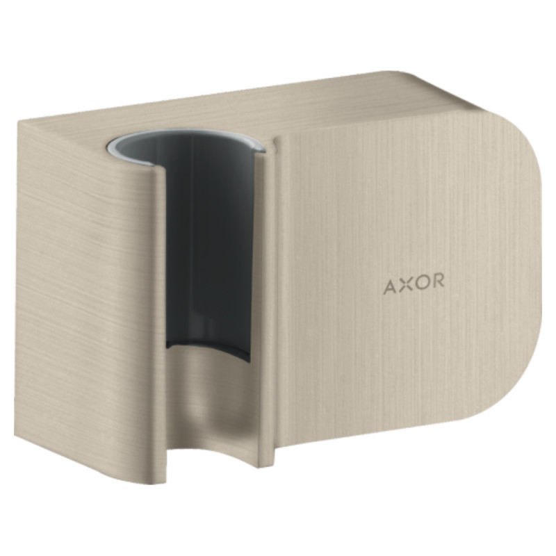 Axor ONE шлангове з`єднання з тримачем для душу, Fixit Porter, колір шліфованний нікель, (45723820)