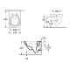 4694CL01 Omnia Architectura унітаз підвісний з кришкою 98M9C101 Soft-close, TwistFlush, білий