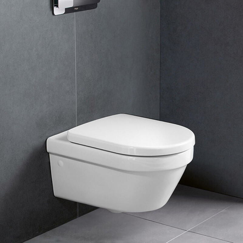 VILLEROY & BOCH Унітаз підвісний Architectura Directflush без обідка з кришкою Soft Closing (4694HR01)