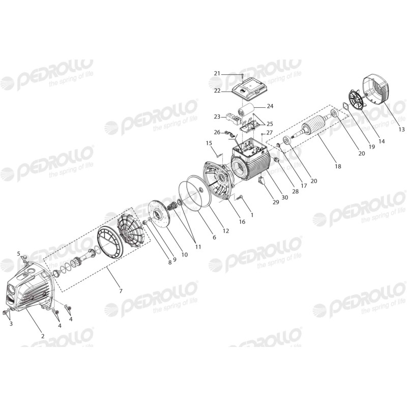 Насос Pedrollo jswm 3cm самовсмоктуючий до 9м 46JS8AH10A