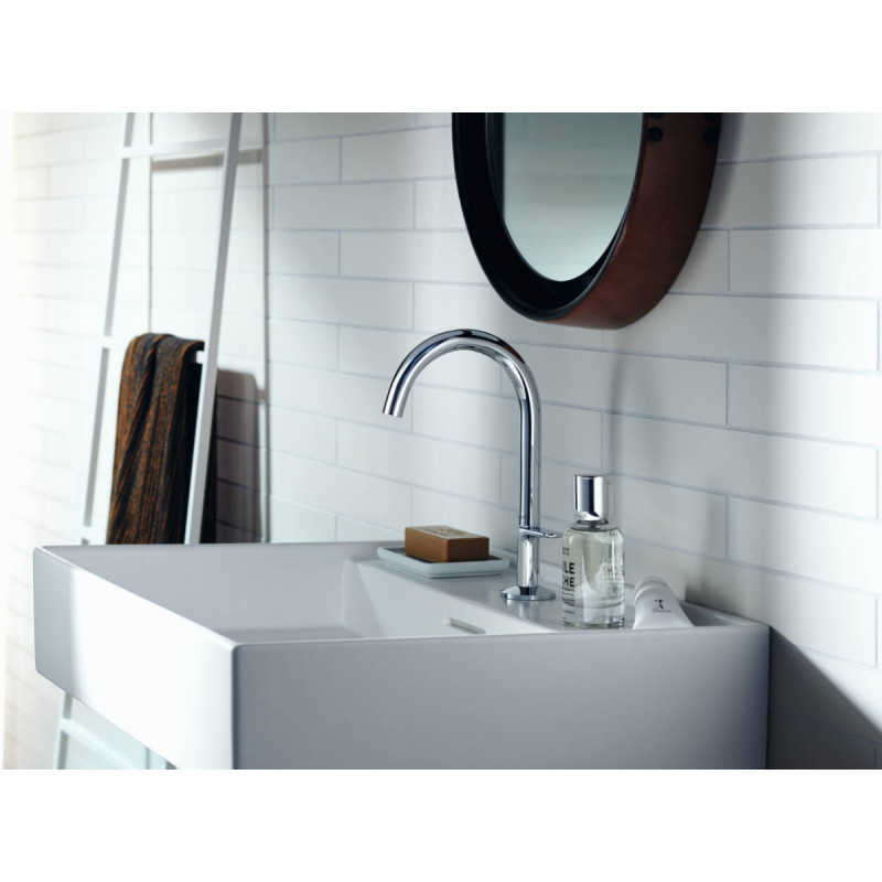 Axor ONE Select змішувач для умивальника 140, зі зливним гарнітуром push-open, хром, (48010000)