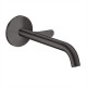Hansgrohe AXOR ONE Select змішувач для умивальника, вилив 220мм, ПМ, шліфованний чорний хром, (48112340)