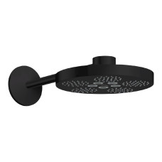 Axor ONE верхний душ 280 2jet со стеновым кронштейном, цвет черный матовый, (48492670)