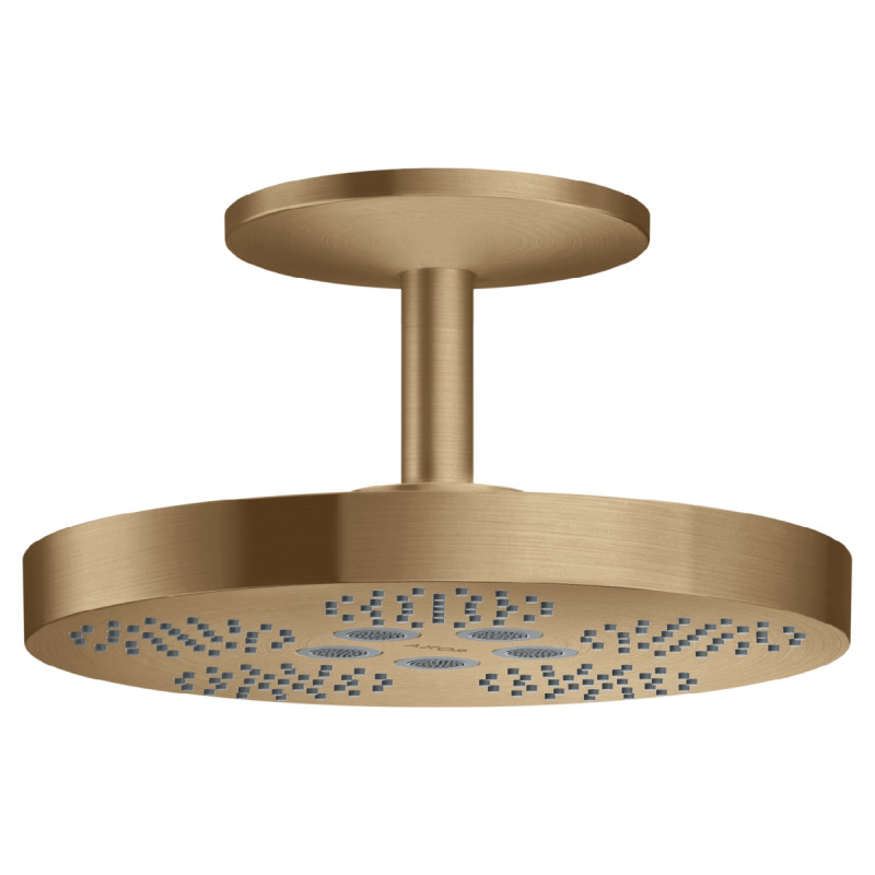 Axor ONE верхний душ 280, 2jet, шлифованная бронза, (48494140)