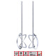 Einhell Вінчики для TWIN-міксера KWB 550х120мм 1.9кг (497795)
