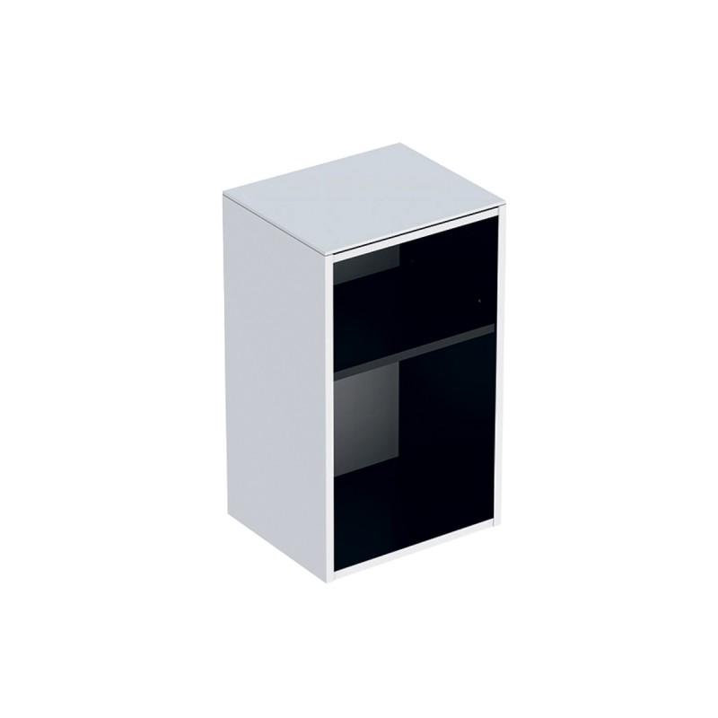 Geberit 500.358.00.1 Smyle Square Шафка бокова відкрита: ширина 36см, білий глянець