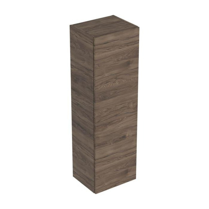 Geberit SMYLE SQUARE тумба средней высоты 36*118*29,9см, с 1й дверью, орех тёмный/меламин со структурой дерева, (500.361.JR.1)