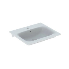 Geberit SELNOVA SQUARE умивальник 55*53,8*48см, вбудований,отвір під змішувач у центрі, перелив, (500.993.00.1)