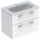 Geberit SELNOVA SQUARE тумба 78,8*50,2см, з 2-ма шухлядами, білий глянець, (501.208.00.1)