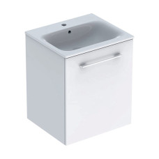 Geberit Тумба з умивальником SELNOVA SQUARE 501.248.00.1, білий, (501.248.00.1)