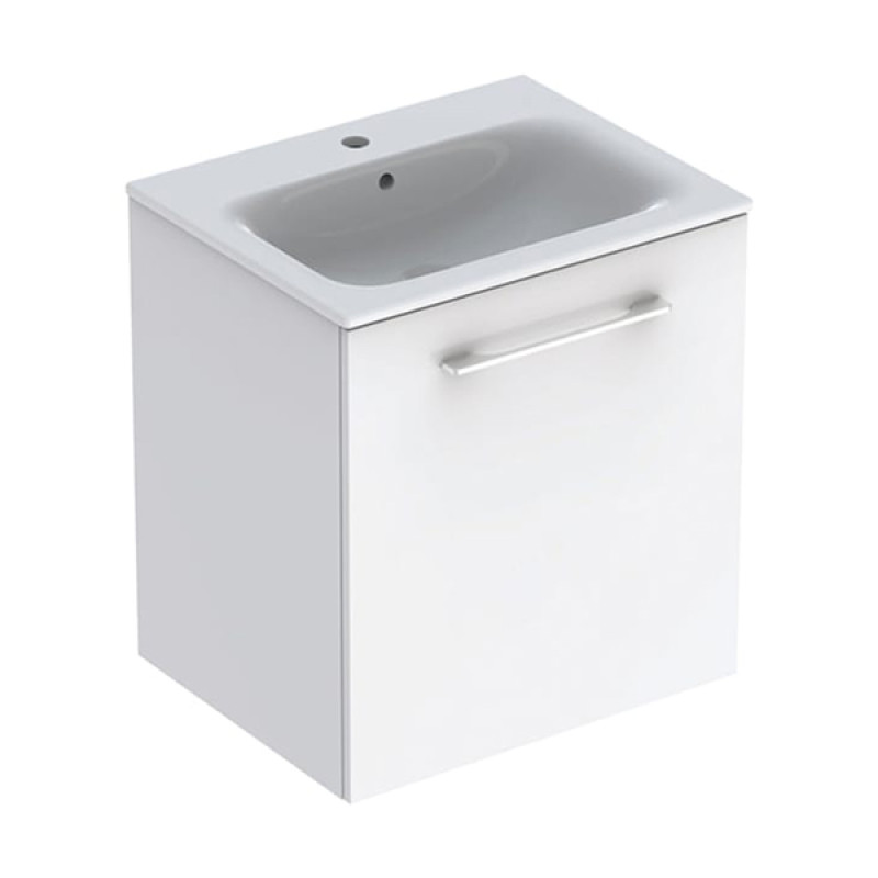 Geberit Тумба з умивальником SELNOVA SQUARE 501.252.00.1, білий, (501.252.00.1)