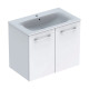 Geberit Тумба з умивальником SELNOVA SQUARE 501.256.00.1, білий, (501.256.00.1)