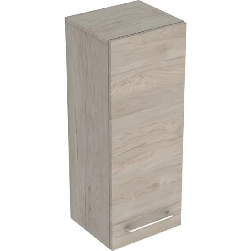 Geberit SELNOVA SQUARE тумба 33*85*29,7см, середньої висоти, з одінєю дверима, св.орех/меламін з структурою дерева, (501.279.00.1)