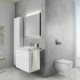 Geberit 501.664.00.1 Комплект підвісного унітаза iCon воронкоподібний, закрита форма, Rimfree, з сидінням з кришкою: T=53см, Функція плавного опускання=Так,Швидкорознімні кріпильні шарніри=Замикається, Кріплення=Зверху, Білий