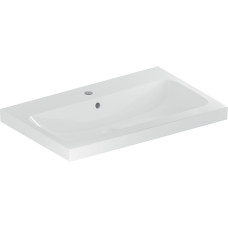 Geberit ICON LIGHT умивальник 75*48 см, з отвіром для змішувача в центрі , з переливом , білий, (501.835.00.1)