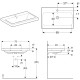 Geberit ICON LIGHT умивальник 75*48 см, з отвіром для змішувача в центрі , з переливом , білий, (501.835.00.1)