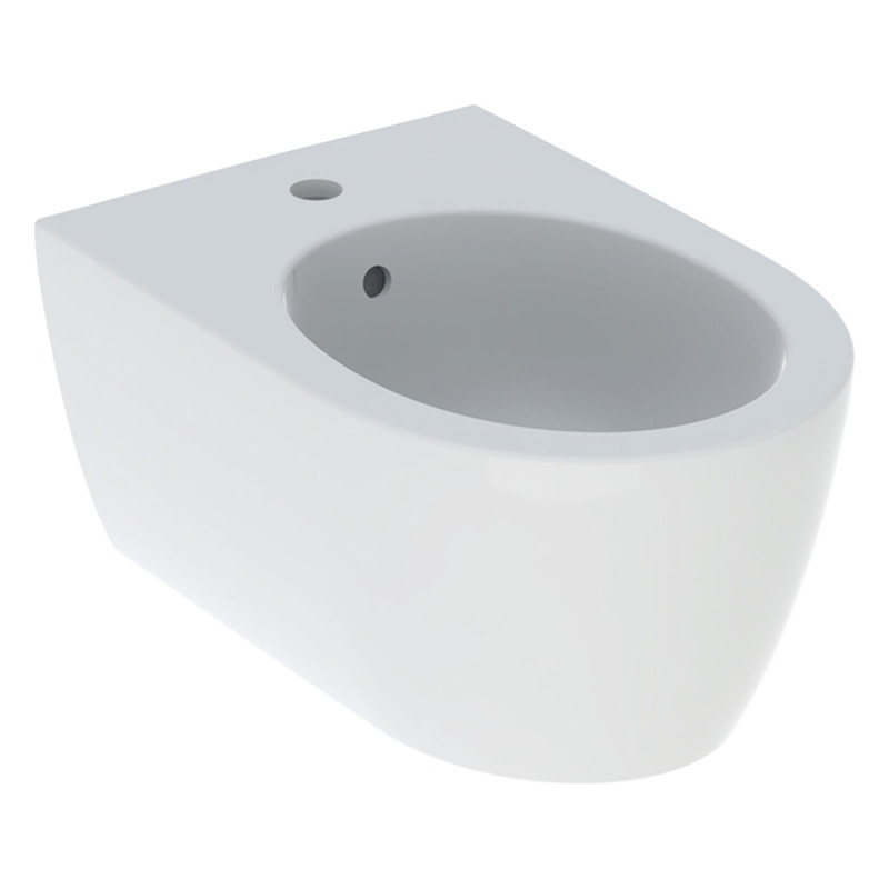 Geberit ICON биде подвесное, закрытой формы, перелив видимый, белый матовый, (501.898.JT.1)