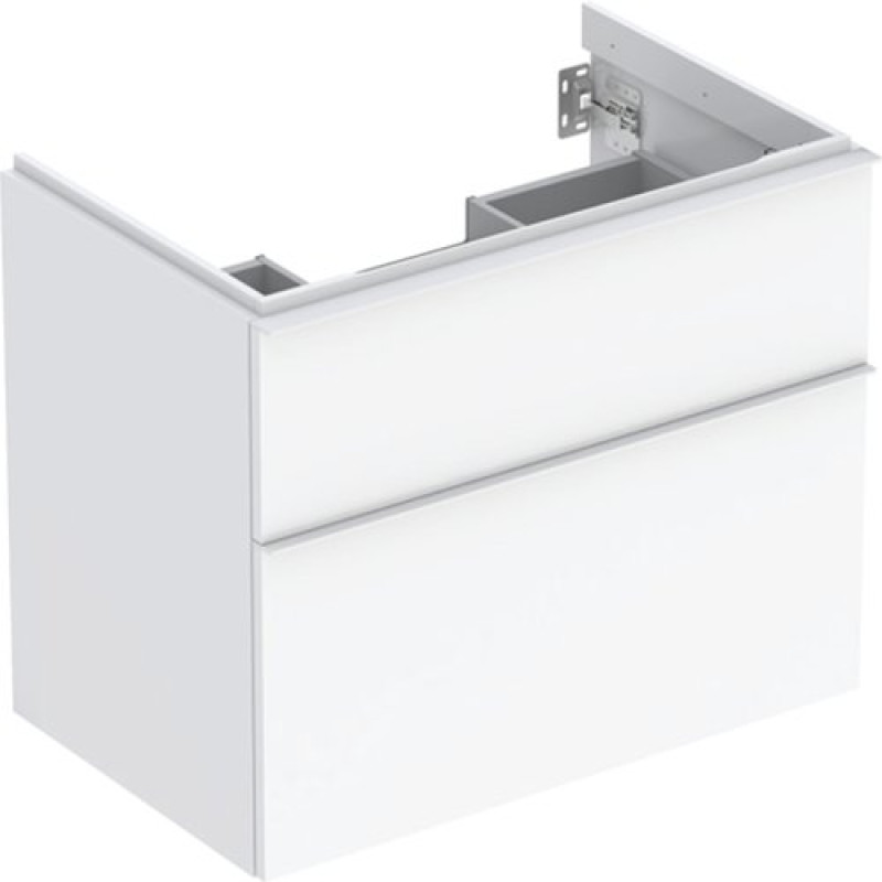 Geberit 502.304.01.3 iCon Тумба під раковину 75 см, з 2-ма шухлядами, колір білий матовий