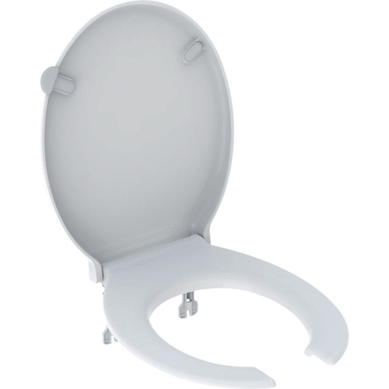 Geberit 502.791.00.1 Selnova Comfort Сидіння відкрите з кришкою для людей з обмеженими фізичними можливостями, Duroplast, колір білий