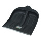 Grad Лопата для прибирання снігу пластикова з алюмінієвої планкою 440×460×10мм (чорна) (5049415)