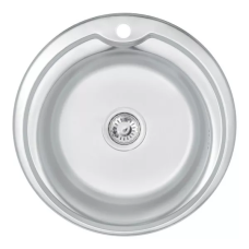 WEZER Кухонна мийка 510(06) Satin 510x180 мм + сифон