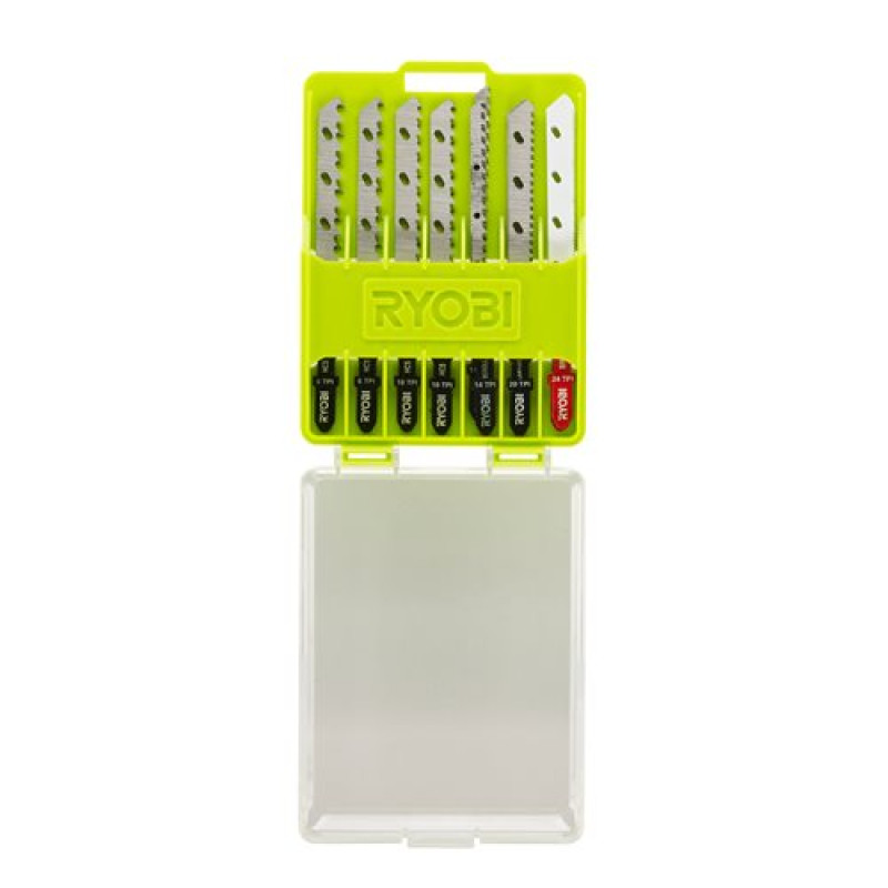 Ryobi Пилочки для лобзика Ryobi RAK10JSBWM 5132002811, набір 10 шт, для дерева та металу (5132002811)