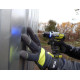 Ryobi Рукавички робочі RAC811XL, захист від порізів, вологозахист, р.XL, сіро-жовтий (5132003439)