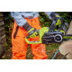 Ryobi Рукавички робочі RAC258M, козяча шкіра, захист від порізів, р.M, чорно-жовтий (5132005710)