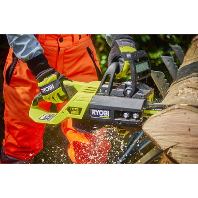 Ryobi Рукавички робочі RAC258L, козяча шкіра, захист від порізів, р.L, чорно-жовтий (5132005711)