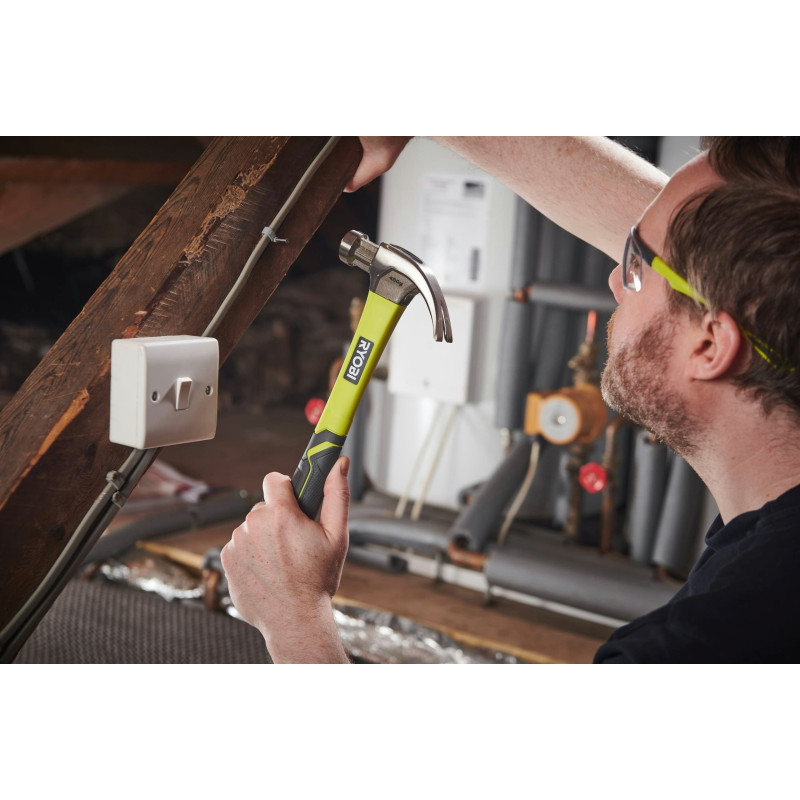 Ryobi Молоток столярний RHHCC450 450г магнітний утримувач руків'я скловолокно (5132006033)