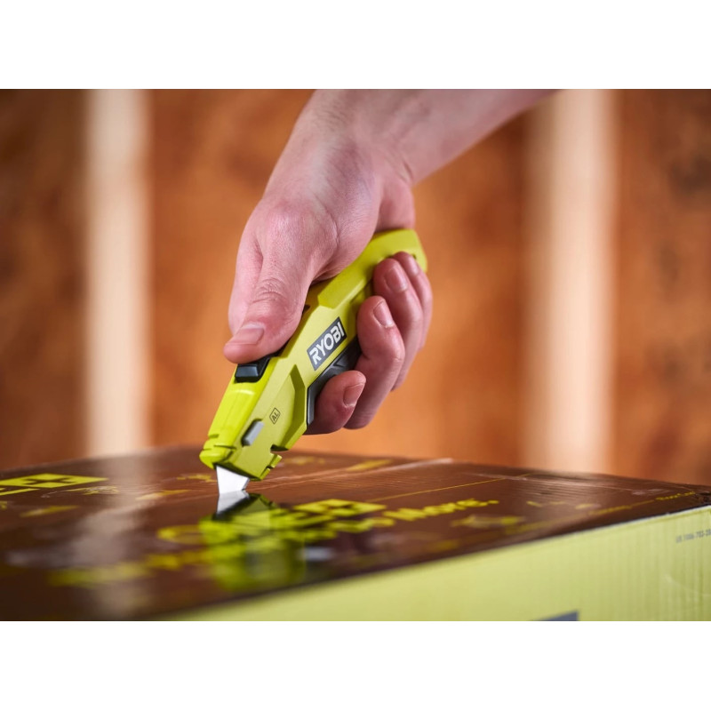 Ryobi Ніж висувний RHCKF-1, трапецієподібне лезо, корпус алюміній (5132006401)