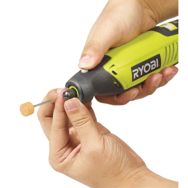 Ryobi Шліфмашина пряма EHT150V 150Вт 10000-35000об·хв 115 приладь 0.6кг кейс (5133000754)