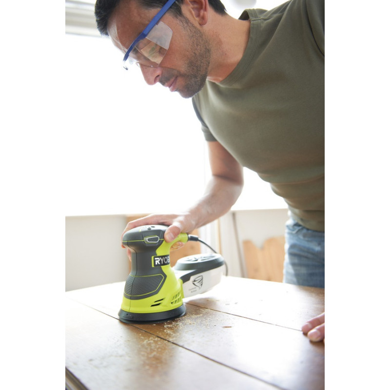 Ryobi Шліфмашина ексцентрикова ROS300 300Вт 125мм 7000-12000об·хв 1.7кг (5133001144)