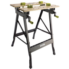 Ryobi Верстак складний RWB02 605x120x180мм навантаження до 100кг 6.5кг (5133001779)