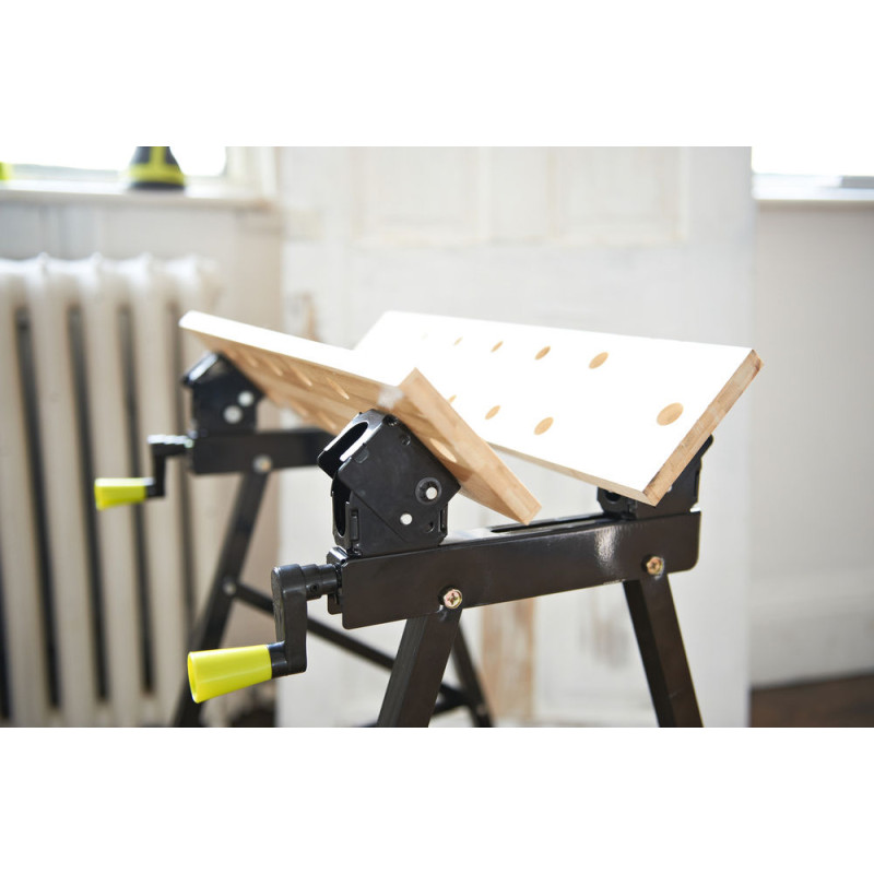 Ryobi Верстак складний RWB02 605x120x180мм навантаження до 100кг 6.5кг (5133001779)
