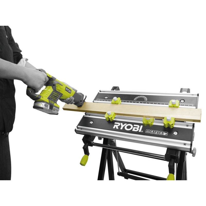 Ryobi Верстак складаний RWB03 600х570х760мм навантаження до 100кг 12.5кг (5133001780)