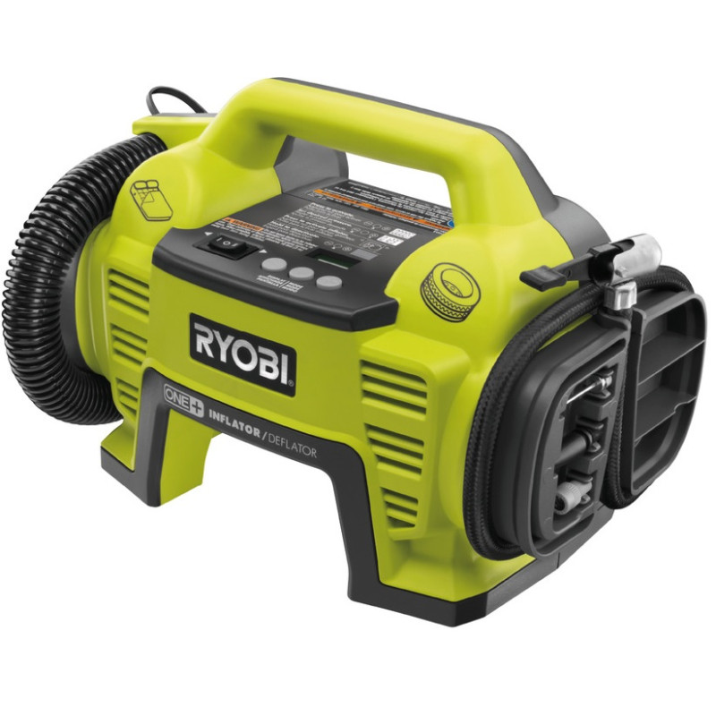 Ryobi Компресор автомобільний акумуляторний R18i-0, 18В ONE+, 10.3бар, без АКБ та ЗП (5133001834)
