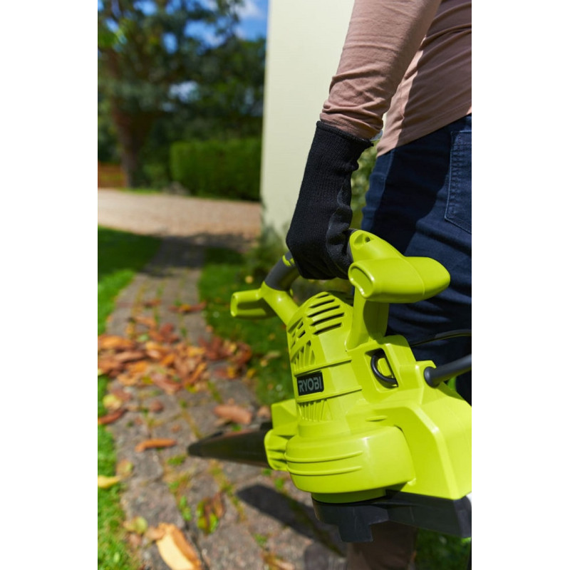 Ryobi Повітродув-пилосос RBV3000CSV, з подрібнювачем, 3кВт, 14 м3/хв, 375 км/год (5133002188)