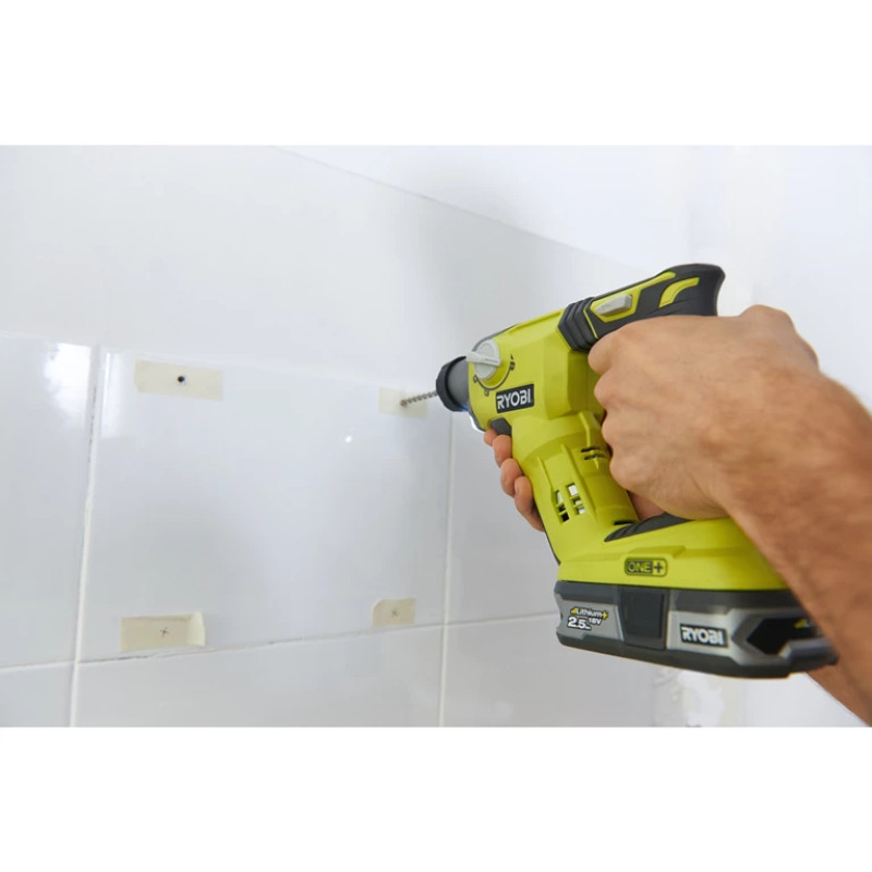 Ryobi Перфоратор ONE+ R18SDS-0 SDS+ 18В, 16мм, 1.3Дж, 4 режими работи, 1,7кг (без АКБ і ЗП) (5133002305)