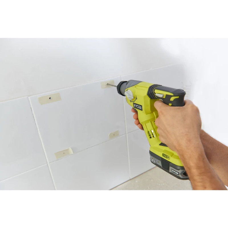 Ryobi Перфоратор ONE+ R18SDS-0 SDS+ 18В, 16мм, 1.3Дж, 4 режими работи, 1,7кг (без АКБ і ЗП) (5133002305)
