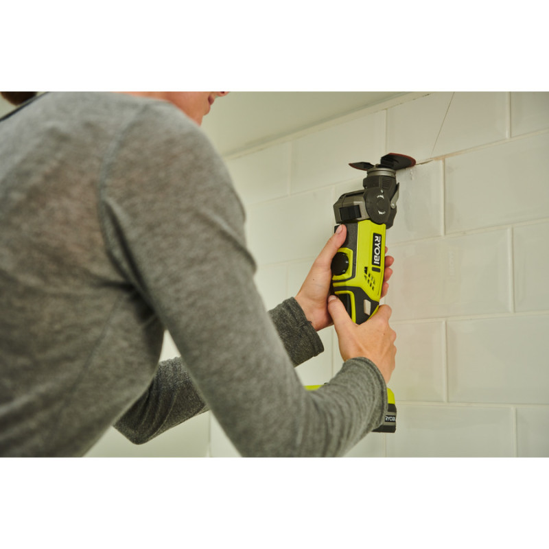 Ryobi Багатофункціональний інструмент R18MT-0 18В ONE+ 10000-20000об·хв 1кг без АКБ та ЗП (5133002466)