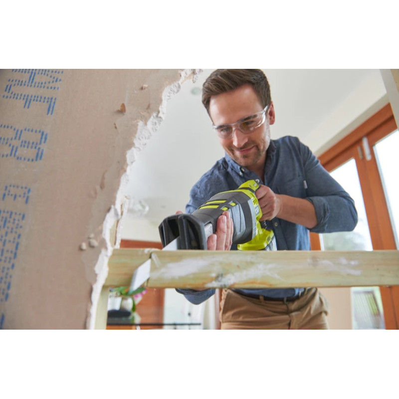 Ryobi Пила шабельна акумуляторна R18RS-0 ONE+ 18В пропил 200мм хід 28мм 2.4кг без АКБ та ЗП (5133002637)