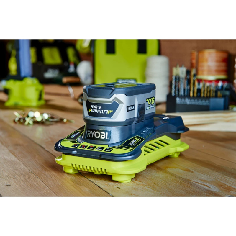 Ryobi Зарядний пристрій ONE+ RC18-150 18В 5А швидкозарядний (5133002638)