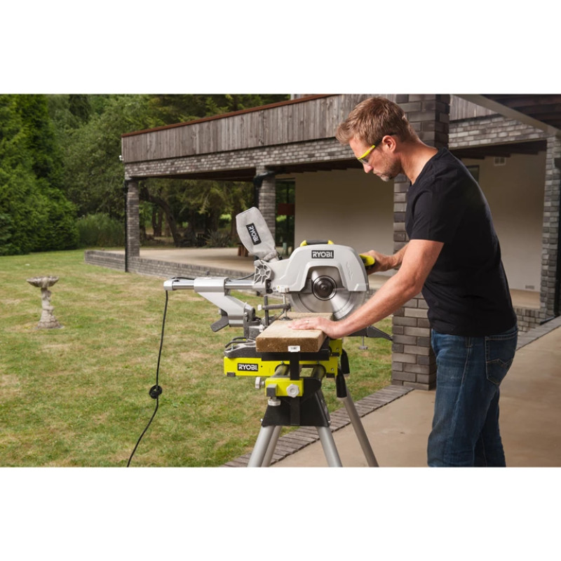 Ryobi Пила торцювальна EMS305RG 2200Вт 305мм, 5000 об/хв, лазер (5133002861)