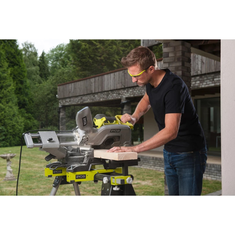Ryobi Пила торцювальна EMS305RG 2200Вт 305мм, 5000 об/хв, лазер (5133002861)