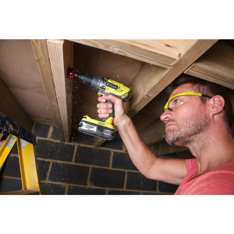 Ryobi Шурупокрут-дриль ударний акумуляторний R18PD3-0 ONE+ 18В 50Нм 500·1800об·хв 1.3кг без АКБ та ЗП (5133002888)