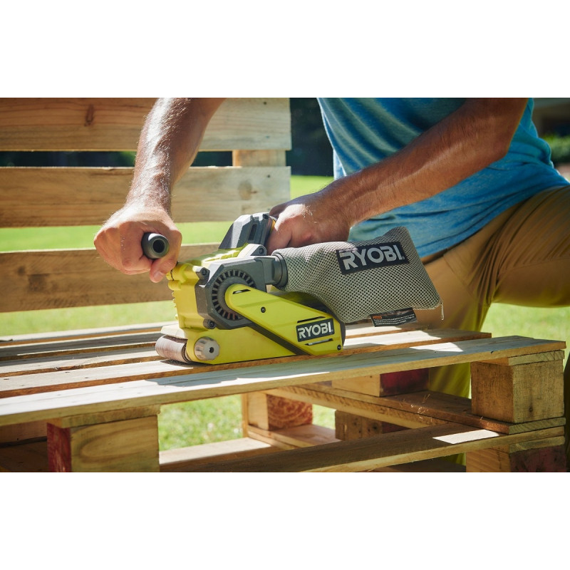 Ryobi Шліфмашина стрічкова ONE+ R18BS-0, 18В, акумуляторна (без АКБ та ЗП) (5133002916)